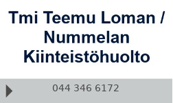 Tmi Teemu Loman / Nummelan Kiinteistöhuolto logo
